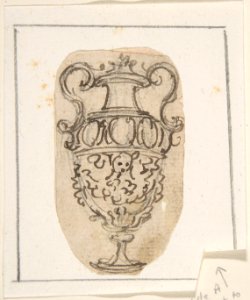 Outline of a Desin for a Vase with Two Handles MET DP809623
