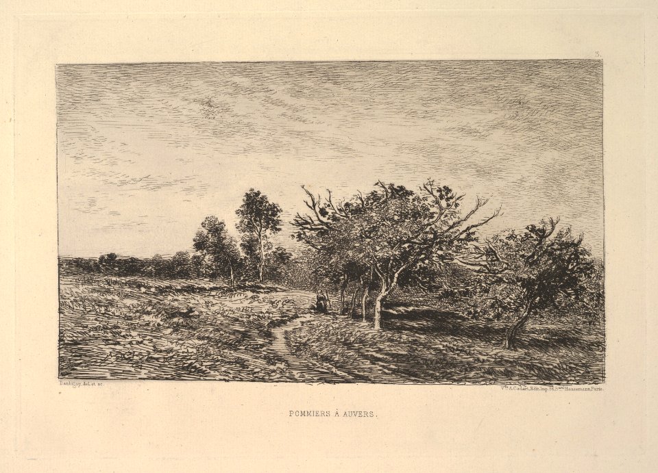 Pommiers à Auvers MET DP830223