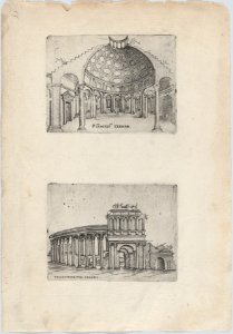 Pinaculu Termar (sic), from a Series of 24 Depicting (Reconstructed) Buildings from Roman Antiquity MET DP874929