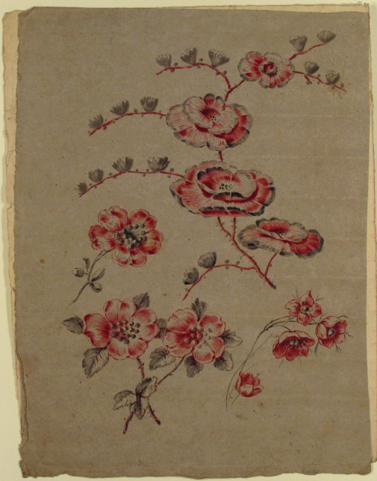 Pink Flower Pattern MET 65.587.3