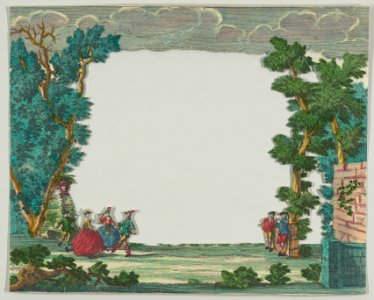 Paper Theater or Diorama of an Italianate Villa and Garden MET DP838072