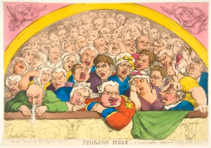 Pidgeon Hole. A Convent Garden Contrivance to Coop up the Gods MET DP818516