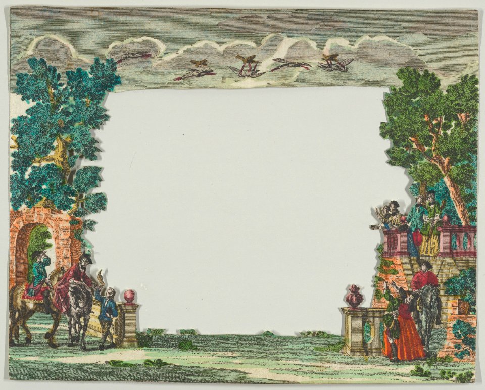 Paper Theater or Diorama of an Italianate Villa and Garden MET DP838071