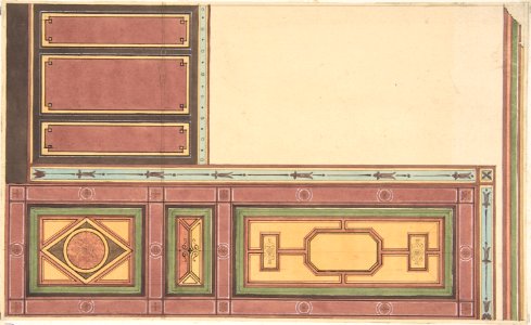 Pompeiian Design for Paneling MET DP807068