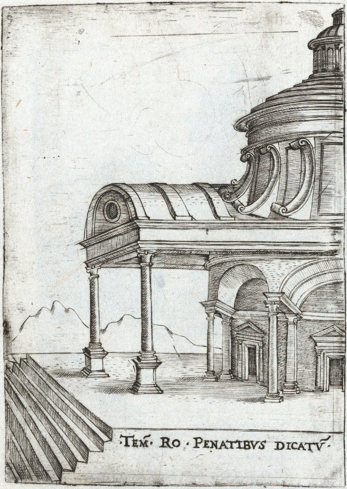 Pinaculu Termar, from a Series of Prints depicting (reconstructed) Buildings from Roman Antiquity MET DP874982