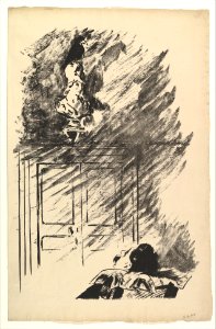 Perched upon a Bust of Pallas. Illustration to The Raven by Edgar Allan Poe MET DP820763