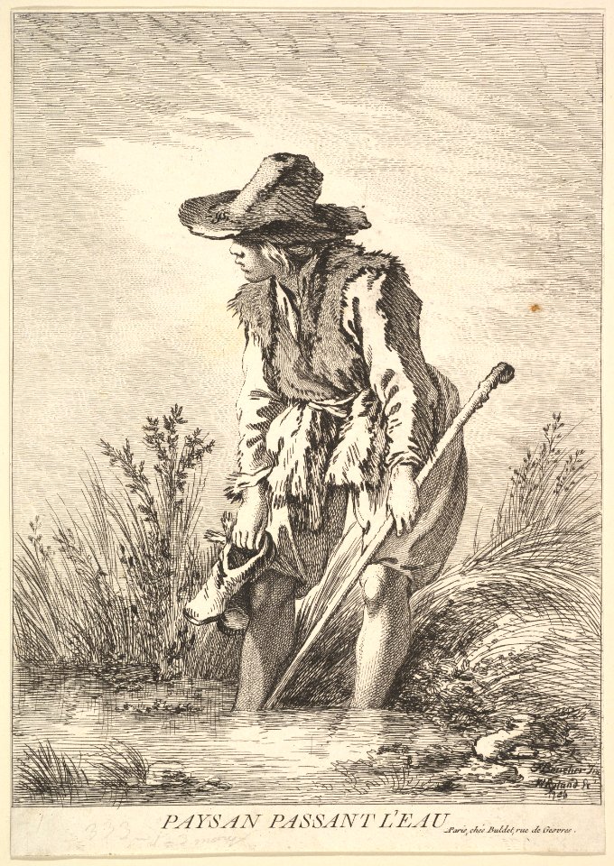 Peasant Crossing Water MET DP826297
