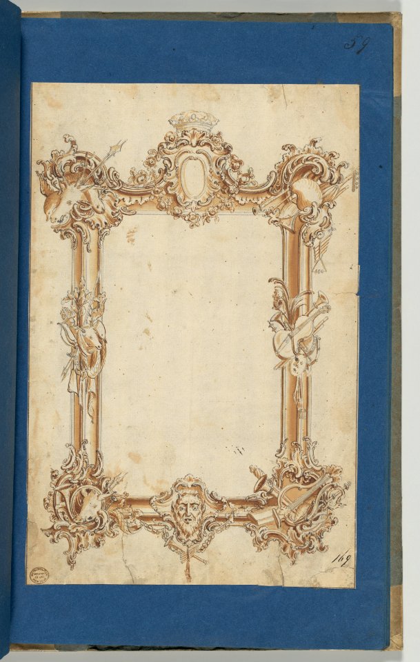 Picture Frame, in Chippendale Drawings, Vol. I MET DP-14278-054