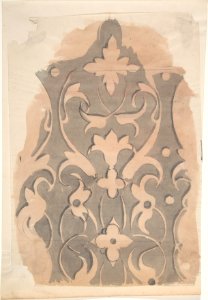 Panel of Floral and Foliate Ornament MET DP806841