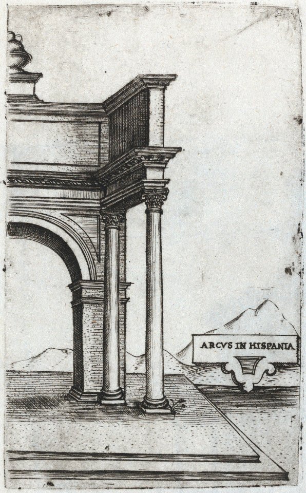 Pantheon Rome, from a Series of Prints depicting (reconstructed) Buildings from Roman Antiquity MET DP874973