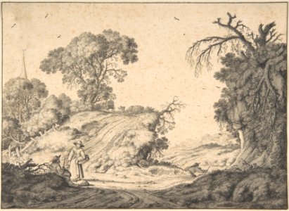Peasant Couple in an Extensive Landscape MET DP800361