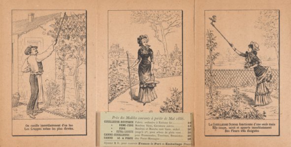 Pamphlet promoting the Dubois pruning instrument MET DP874482