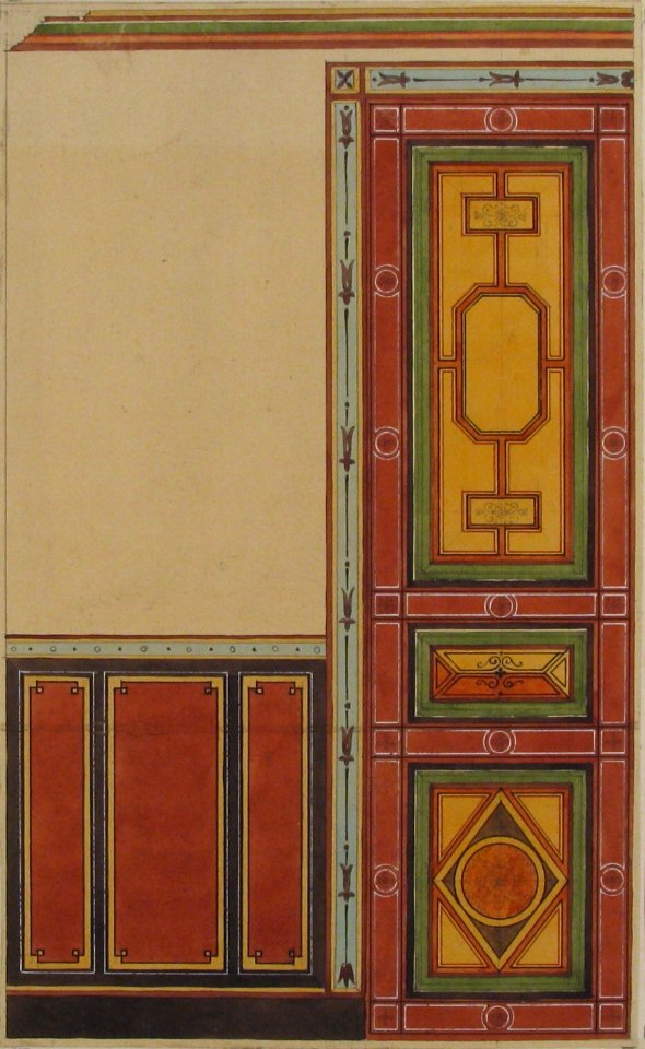Pompeiian Design for Paneling MET 67.827.88