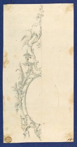 Pier Glass Frame, in Chippendale Drawings, Vol. I MET DP104179