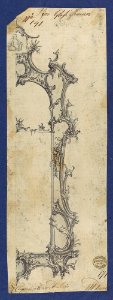 Pier Glass Frames, in Chippendale Drawings, Vol. I MET DP104182