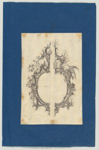 Pier Glass Frames, in Chippendale Drawings, Vol. I MET DP-14278-064