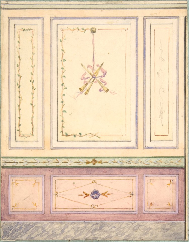 Pompeiian Design for Paneling MET DP807064