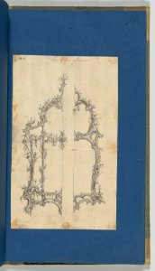 Pier Glass Frames, in Chippendale Drawings, Vol. I MET DP-14278-061