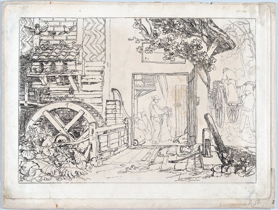 Pembury Mill, Kent (Liber Studiorum, part III, plate 12) MET DP875895