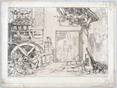 Pembury Mill, Kent (Liber Studiorum, part III, plate 12) MET DP875895