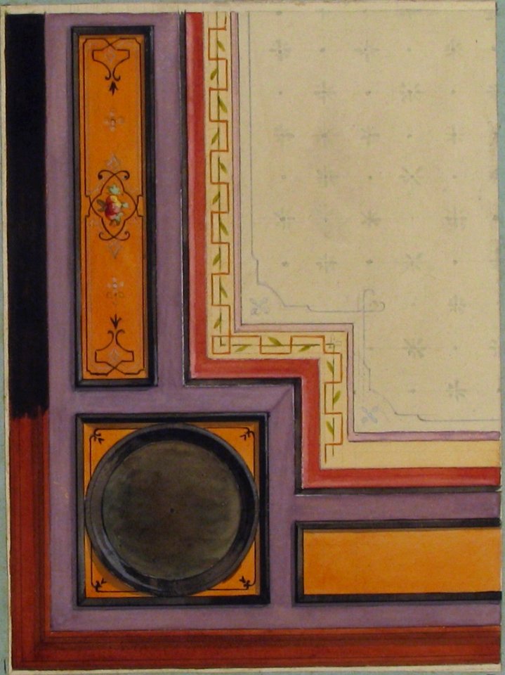 Pompeiian Design for Paneling MET 67.827.91