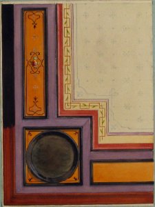 Pompeiian Design for Paneling MET 67.827.91