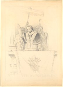 Pope Pius IX Imparting the Blessing Urbi et Orbi MET DP209109