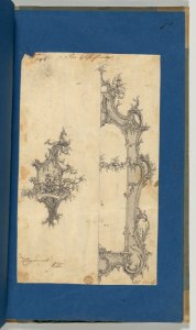Pier Glass Frames, in Chippendale Drawings, Vol. I MET DP-14278-060