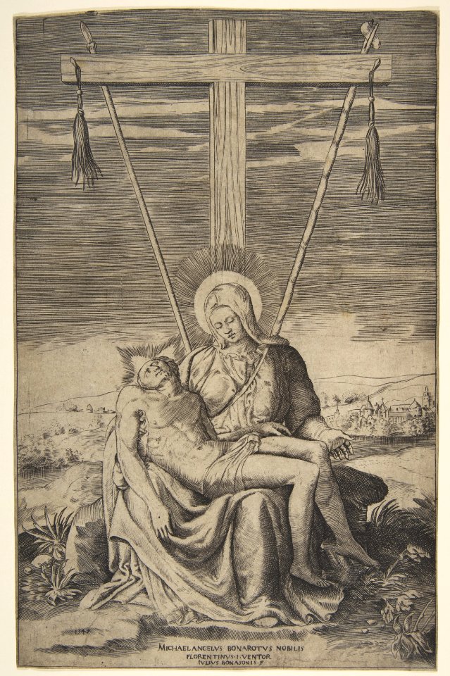 Pieta under the Cross of Golgatha MET DP812418