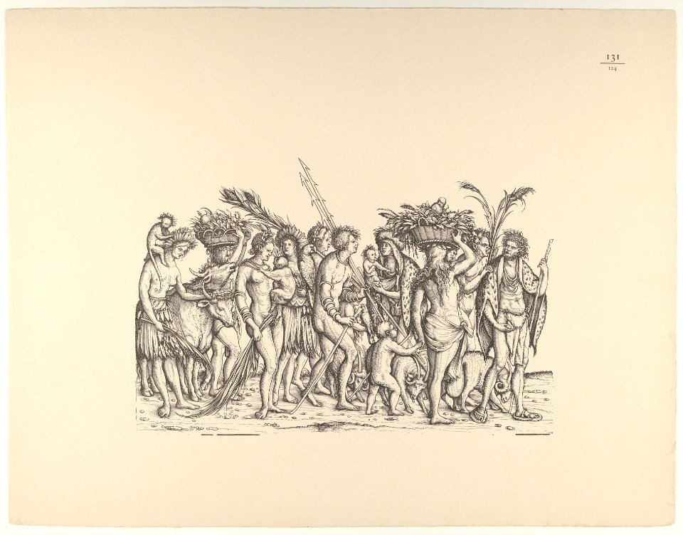 People from Calicut, from The Triumphal Procession of Emperor Maximilian (Triumph Des Kaisers Maximilian I) MET DP834159