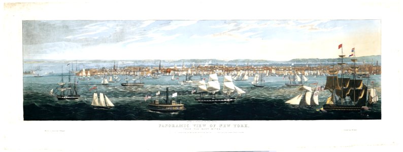 Panoramic View of New York Taken from the East River MET 49BB 387R2