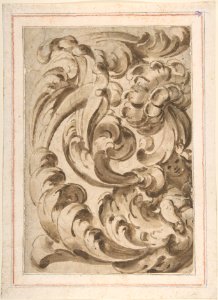 Overall Pattern of Acanthus Scrolls with a Putto MET DP802606