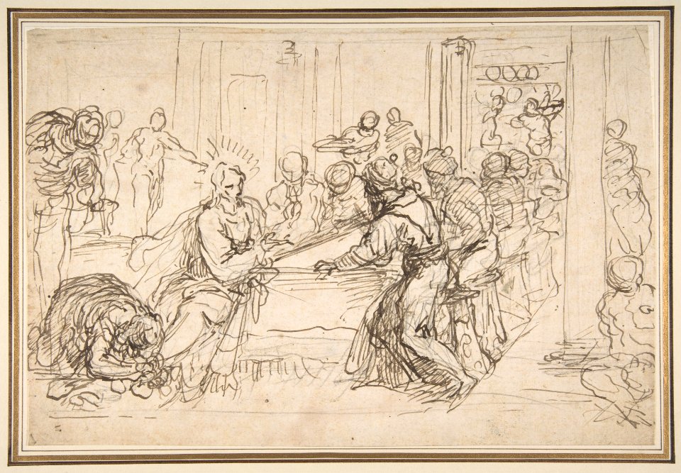 Penitent Woman Anointing the Feet of Christ at the Table of Simon the Pharisee MET DP810949
