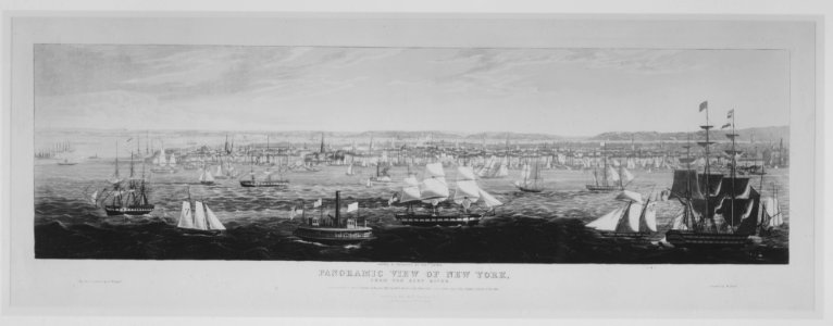 Panoramic View of New York Taken from the East River MET MM89474