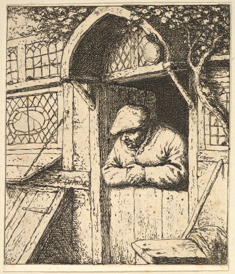 Peasant Leaning on Door MET DP821841