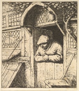 Peasant Leaning on Door MET DP821841
