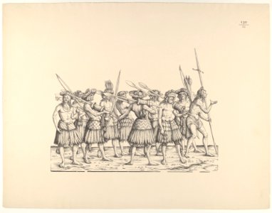 People from Calicut, from The Triumphal Procession of Emperor Maximilian (Triumph Des Kaisers Maximilian I) MET DP834160