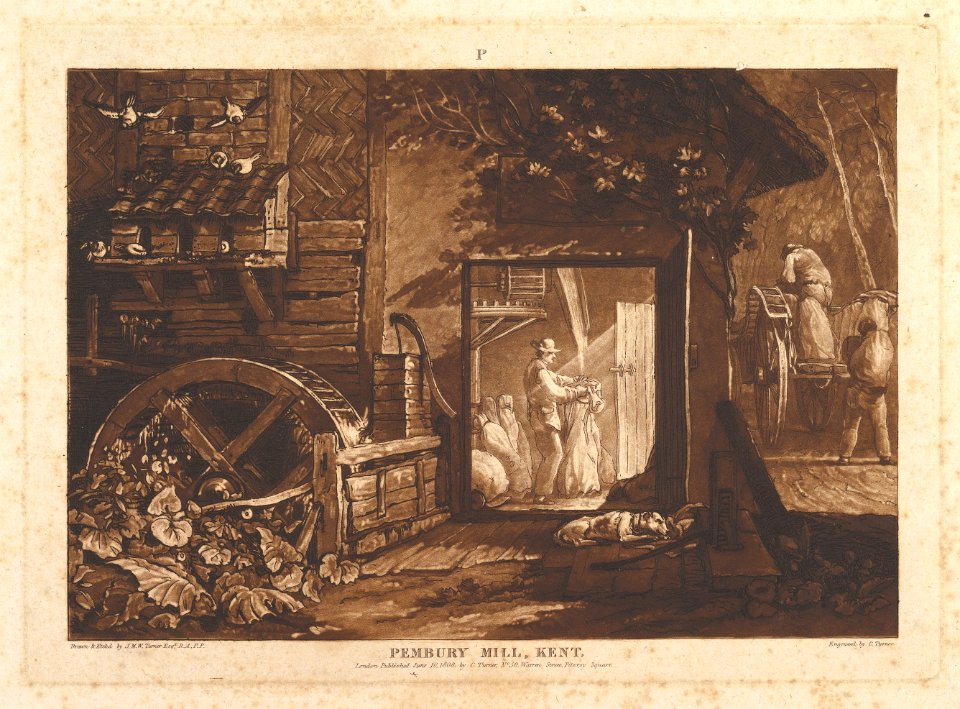 Pembury Mill, Kent (Liber Studiorum, part III, plate 12) MET DP821373