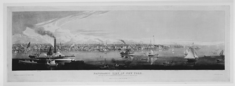 Panoramic View of New York Taken from the North River MET MM90986