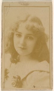 Pearl Revare, from the Actresses series (N245) issued by Kinney Brothers to promote Sweet Caporal Cigarettes MET DP859389