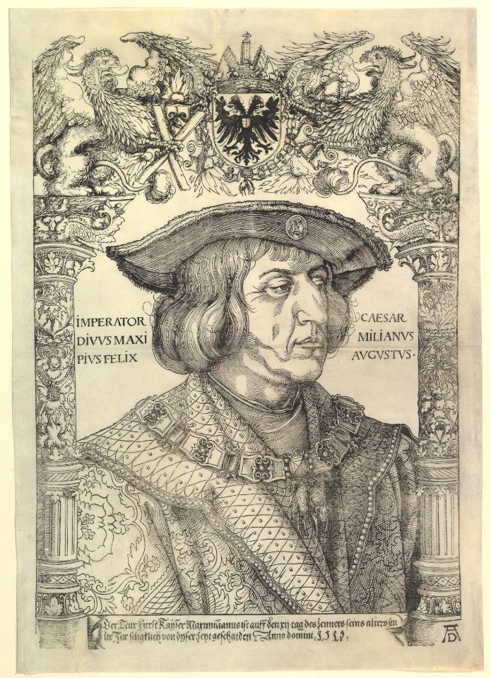 Portrait of the Emperor Maximilian I in an Architectural Frame (copy) MET DP820488