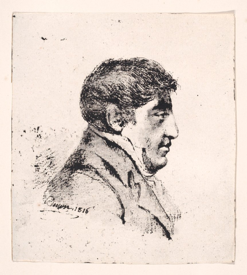 Portrait, head of a man Met DP890234