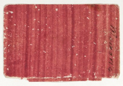 Red paste paper with striping Met DP887097