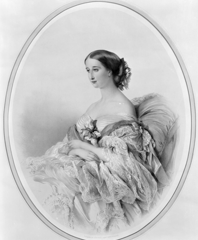 Portrait of the Empress Eugenie, after Winterhalter MET MM9603