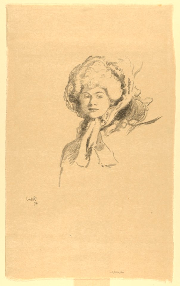 Portrait (The Millamant - Bonnet and Powder) MET DP834388