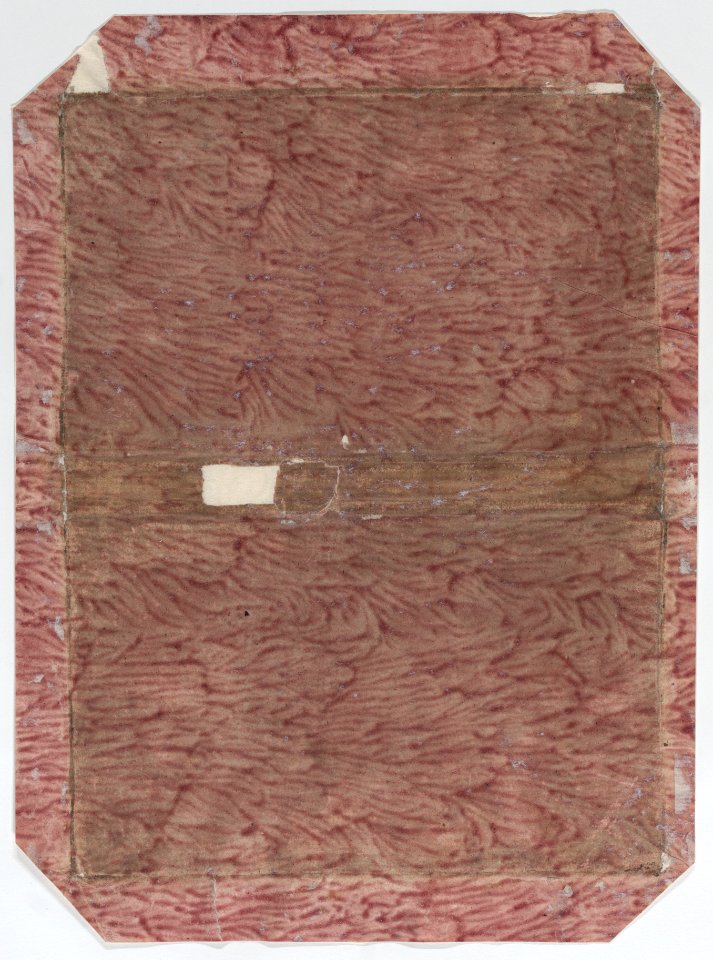 Red paste paper book cover Met DP887090