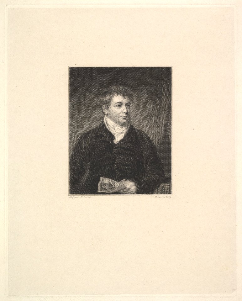 Portrait of Robert Grave, Printseller MET DP828143