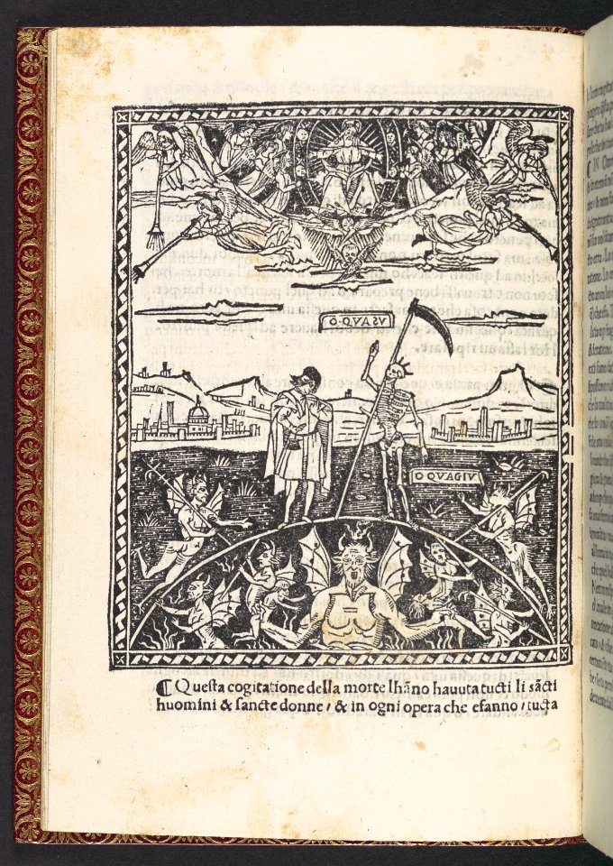 Predica del arte del bene morire (sermon on the art of dying well) MET DP108963