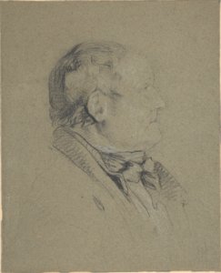 Portrait of Sam Lovill, the Porter at the Royal Academy MET DP804685