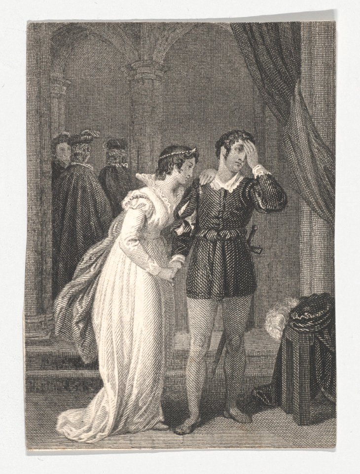 Queen Margaret and Suffolk (Shakespeare, Henry VI, Part II, Act 3, Scene 2) MET DP870120